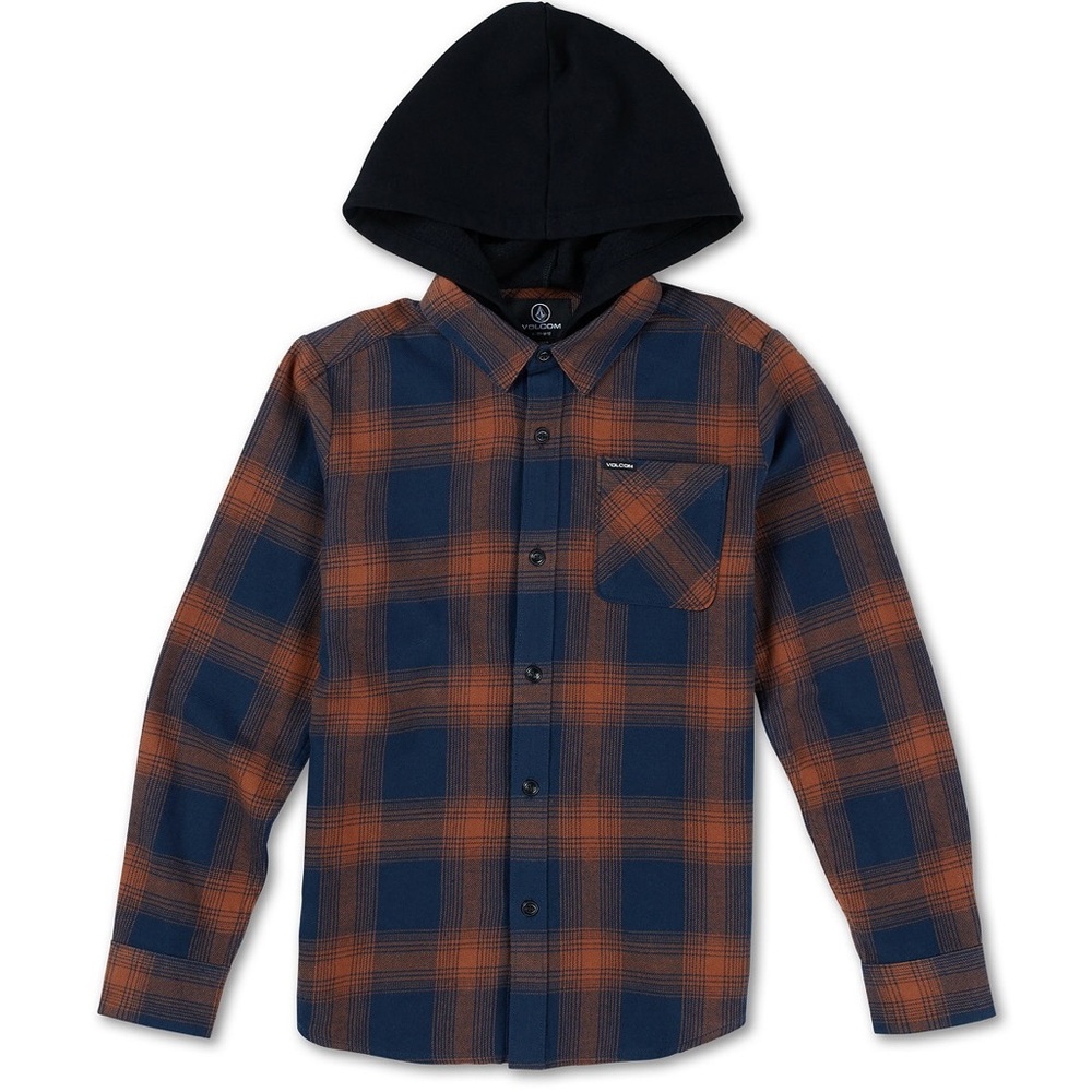 Volcom Kids Netastone long sleeves hooded shirt